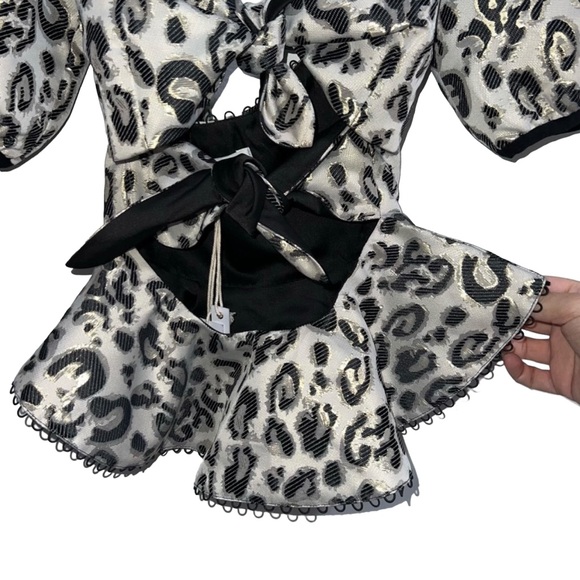 NEW NWT V. Chapman Geneva Blouse In Leopard - Picture 5 of 10